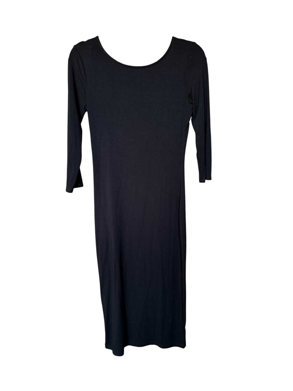 Lulus True To You Black Midi Dress Size Small NWT - Picture 2 of 8